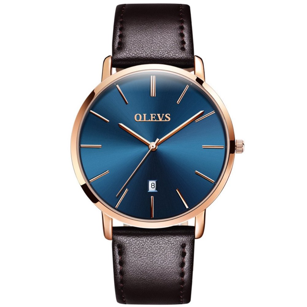 2-3 Olevs Men's Classic Casual Thin & Light Watch